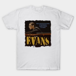 Jazz Wisdom of Vintage Bill Jarr Evans T-Shirt